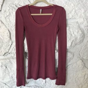 FREE PEOPLE Motor Cuff thermal button sleeves